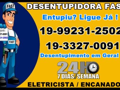 19-99231-2502 Desentupidora no Taquaral em Campinas - Desentupidor 24 Horas.