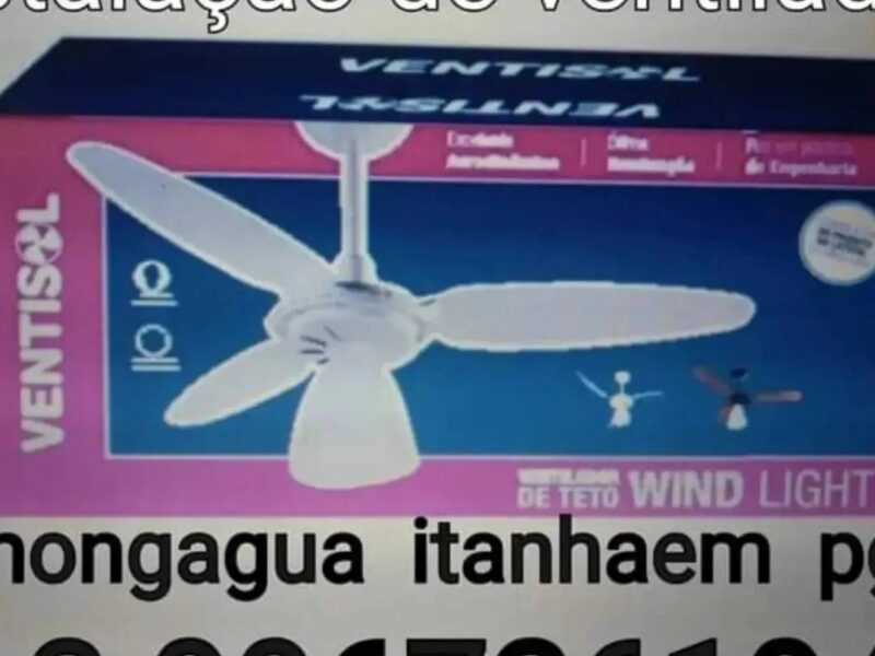 Ventilador de teto 13 996726194 instalação
