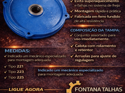 Tampa De Freio Para Talhas