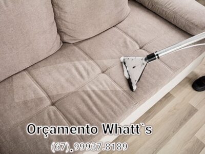 Limpeza e higienização de estofados