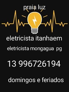 Eletricista 13 996726294 whatsapp mongagua