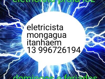 Eletricista 13 996726294 whatsapp mongagua