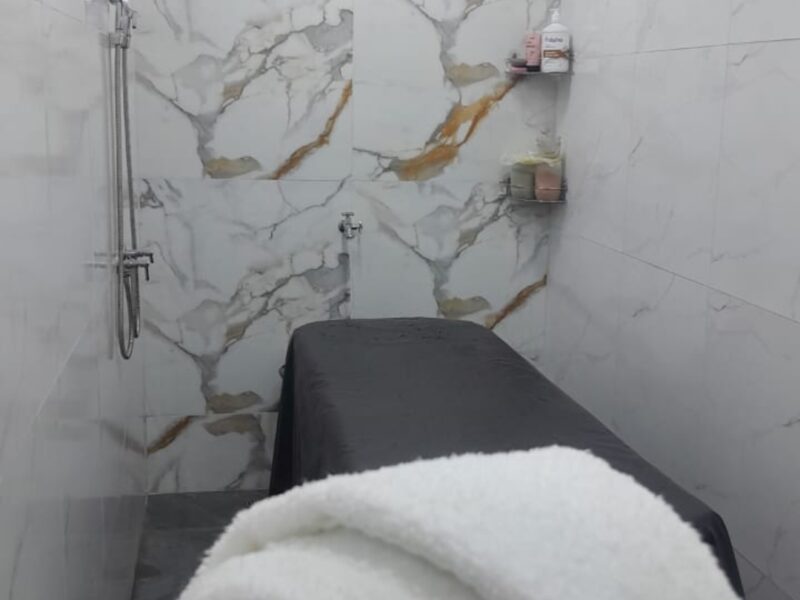 Esfoliação corporal coreana