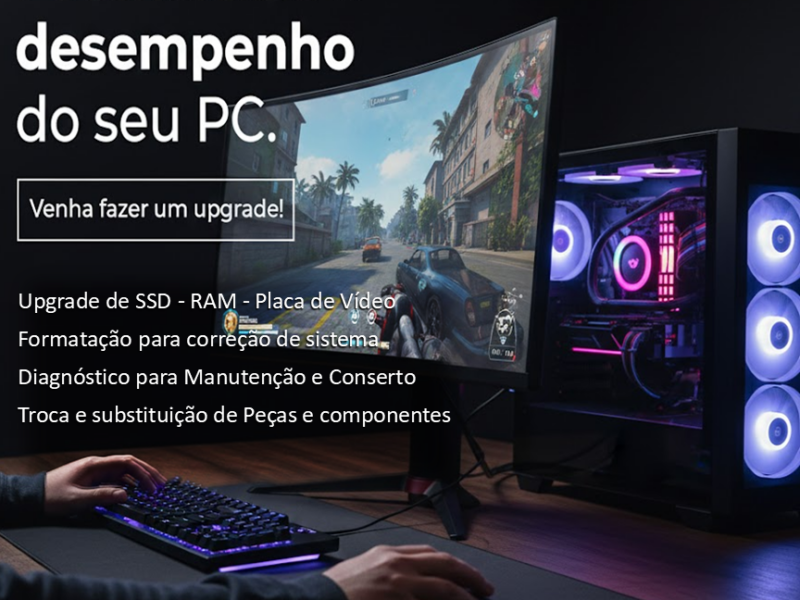 Manutenção e Conserto de Computadores Notebook PC Gamer Atibaia e Região