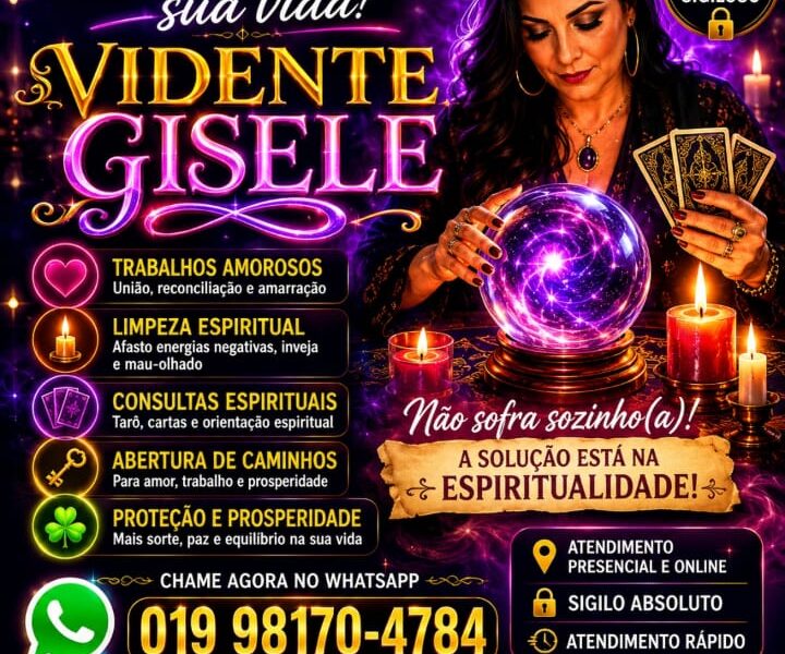 Astróloga Vidente Gisele em Campinas