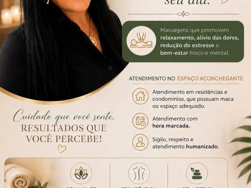 Massagens Relaxantes - Maricá - RJ